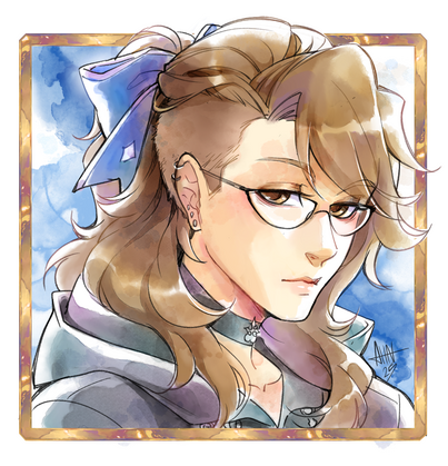 Watercolor Headshot